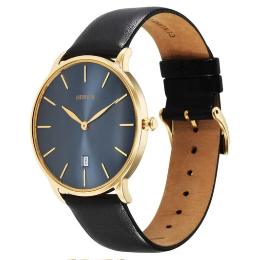 Titan Nebula Lustre Blue Dial Men's Watch NT5064DL07