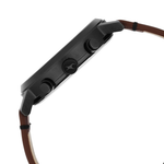 Fastrack Tick Tock Black Dial Brown Men's Watch NT3287NL01