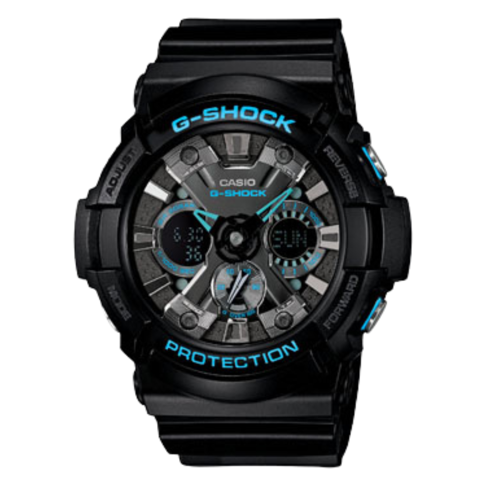 Casio Black Resin Strap Men's Watch GA-201BA-1A | 10471085