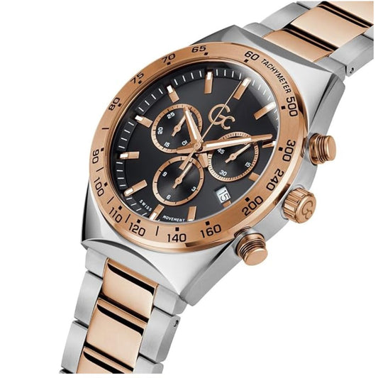 G.C. Round Black Dial Men's Watch Z17003G2MF