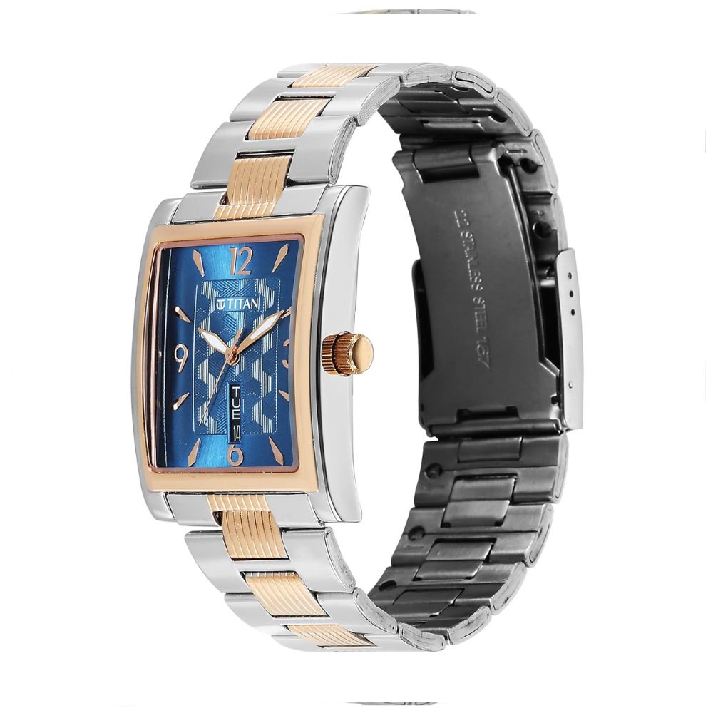Titan Karishma Wedding Edit II Blue Men's Watch 90024KM01