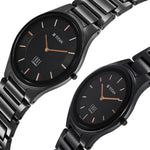 Titan Edge Pair Black Couple Watch 16962653NC01