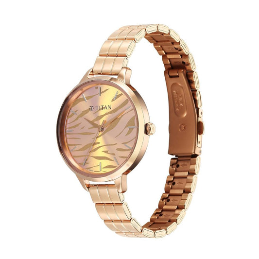 Titan Secluded Rose Gold Women's Watch 2703WM01