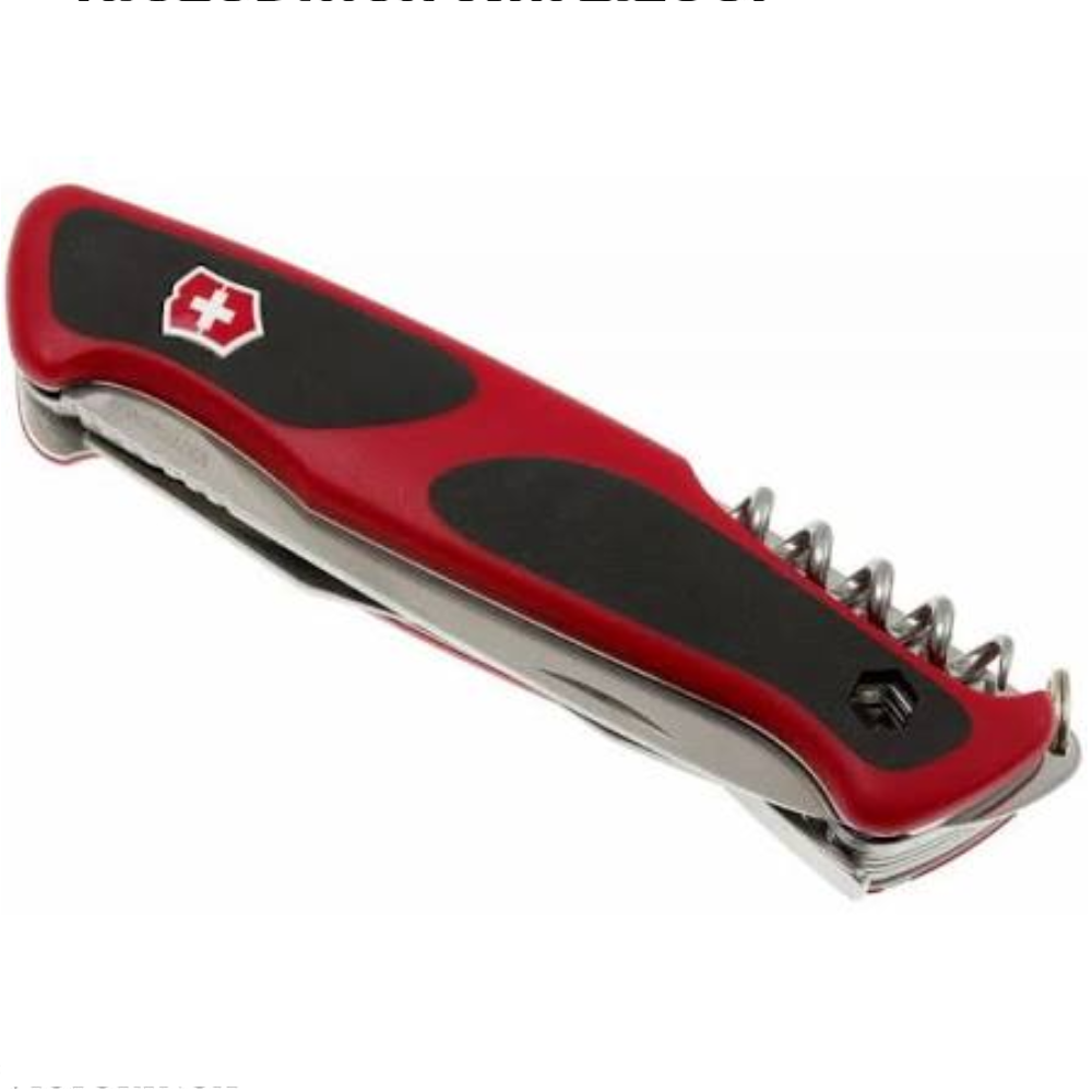 Victorinox Ranger Grip Red/Black Multi-Tool Swiss Army Knife 0.9728.WC