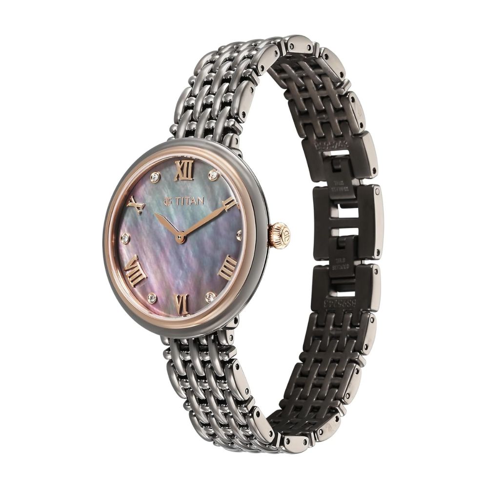 Titan Aura Titanium Women's Watch 95243KM01