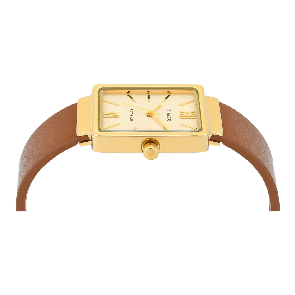 Timex Trendline Rectangle Champagne Dial Women's Watch TWEL20707