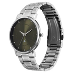 Fastrack Stunners X Quartz Analog Green Dial Stainless Steel Strap Watch For Guys 38163SM02