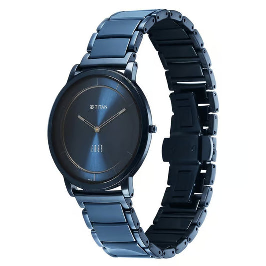 Titan Melange Blue Men's Watch 1878KD04