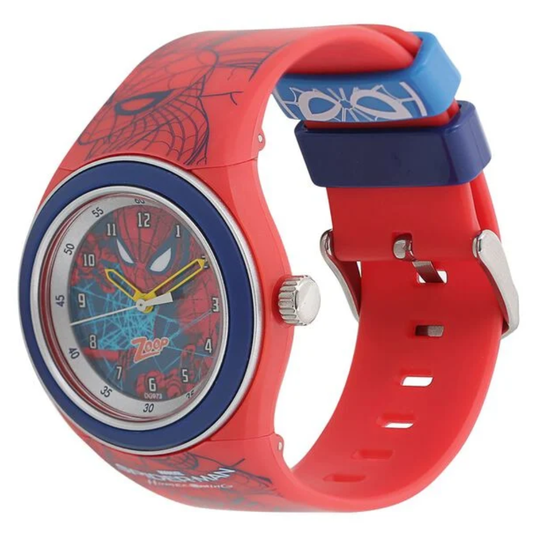 Zoop Marvel Spiderman Red Dial Red Strap Boys Kids Analog Watch C4048PP15