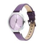 Fastrack Stunners Purple Dial Leather Strap Watch for Girls 6267SL01