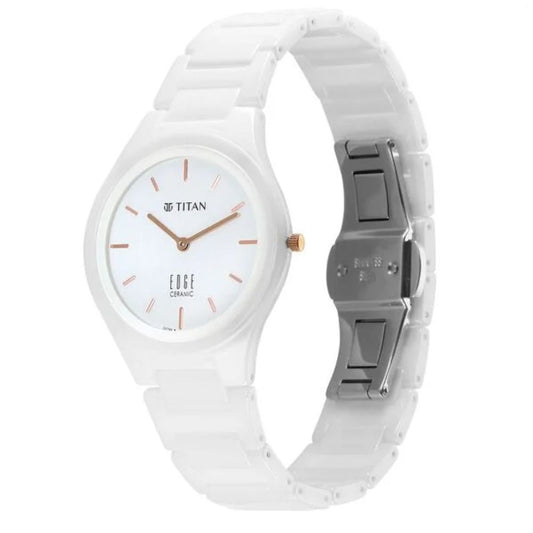 Titan Ceramic White Women's Watch 2653QC04