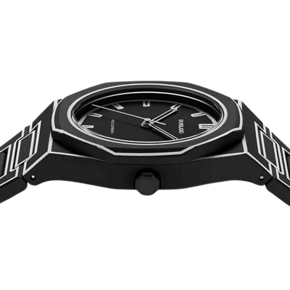D1 Milano Polycarbon Black Dial Unisex Watch PCBJ33