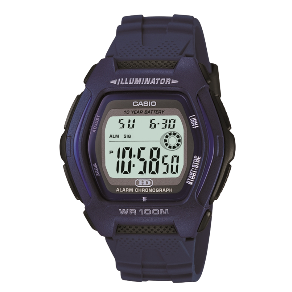 Casio Navy-Blue Resin Strap Men's Watch HDD-600C-2AV | 10162540