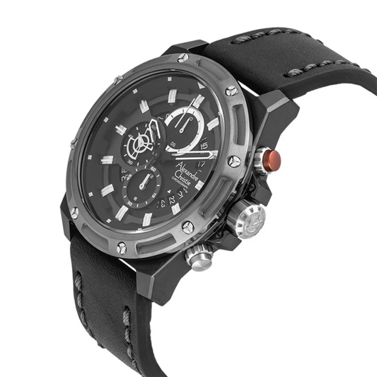 Alexandre Christie Chronograph Black Men's Watch 6506MCLEPBA