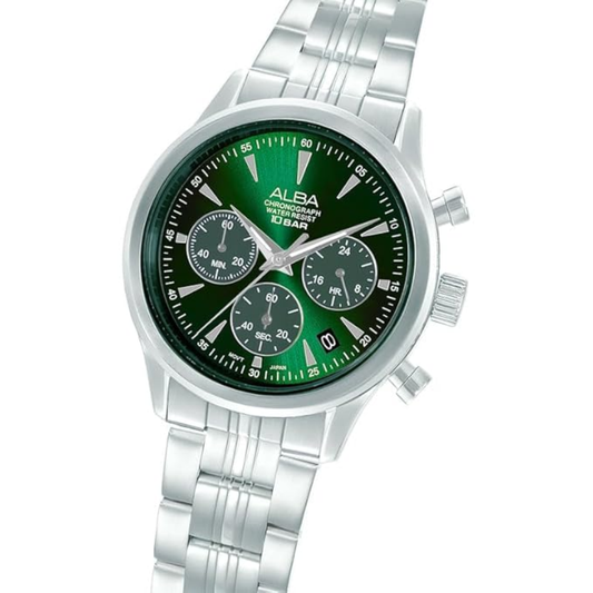 ALBA Prestige Green Men's Watch AT3K49X1