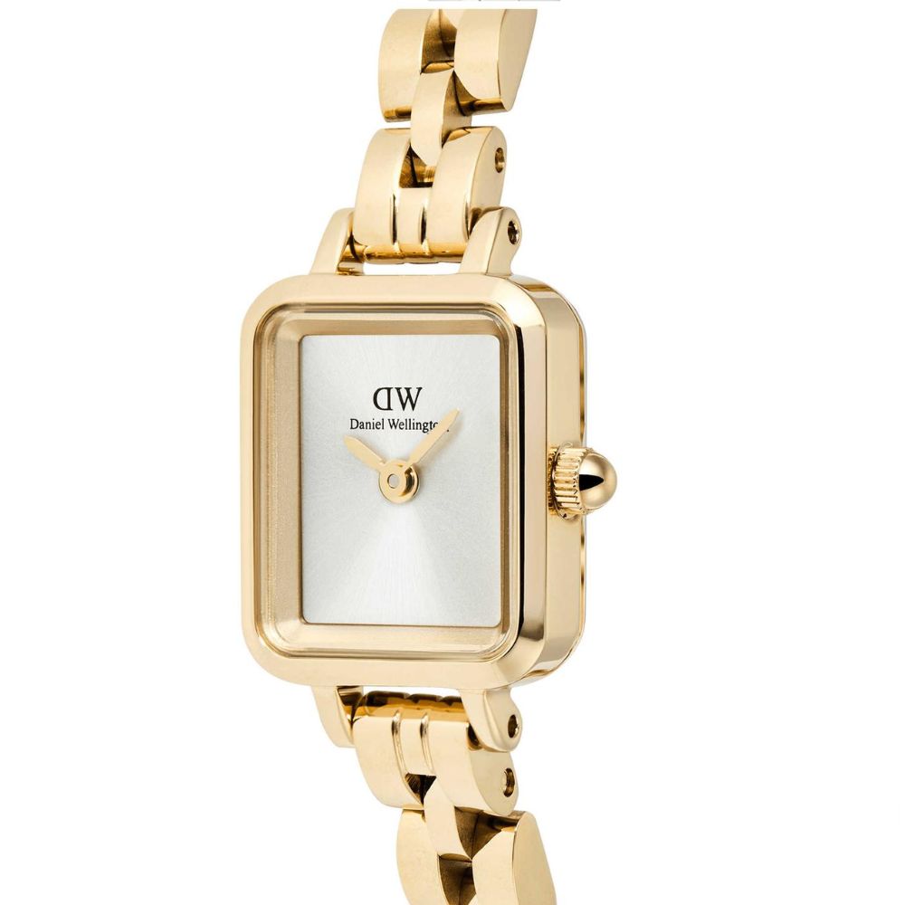 Daniel Wellington Quadro Silver White Gold Women's Watch DW00100850K