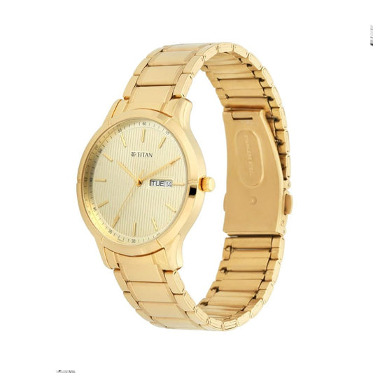 Titan Lagan Yellow Men's Watch 1775YM02