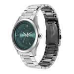 Fastrack Groove Quartz Green Round Dial Men's Analog Watch 3317SM03