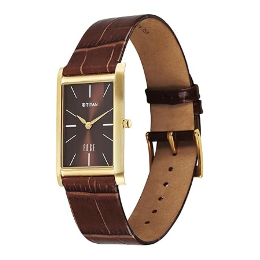 Titan Edge Monture Gold Men's Watch 1043YL10