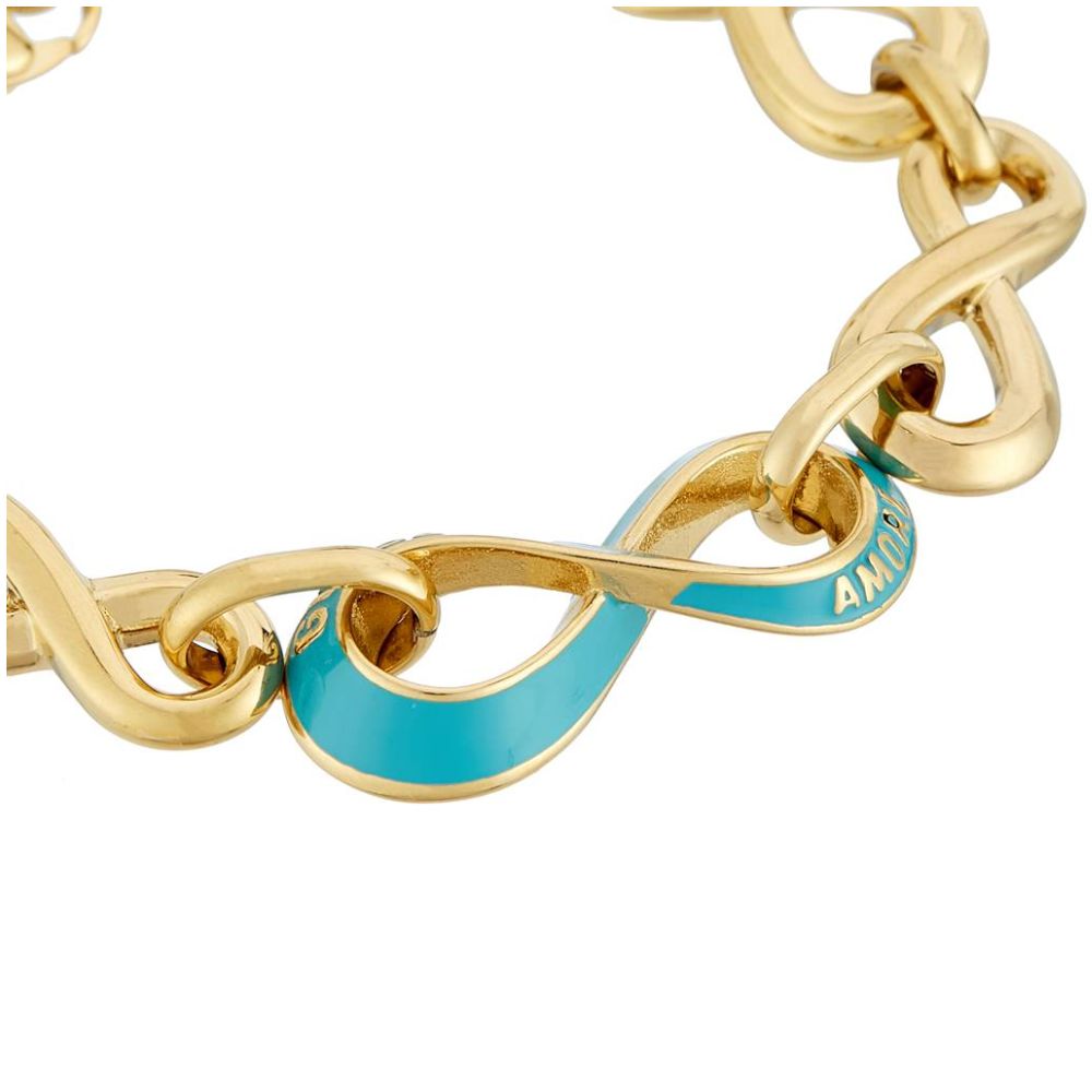 Guess Amore Gold-Plated Women's Bracelet Jewellery UBB05044YGLBS