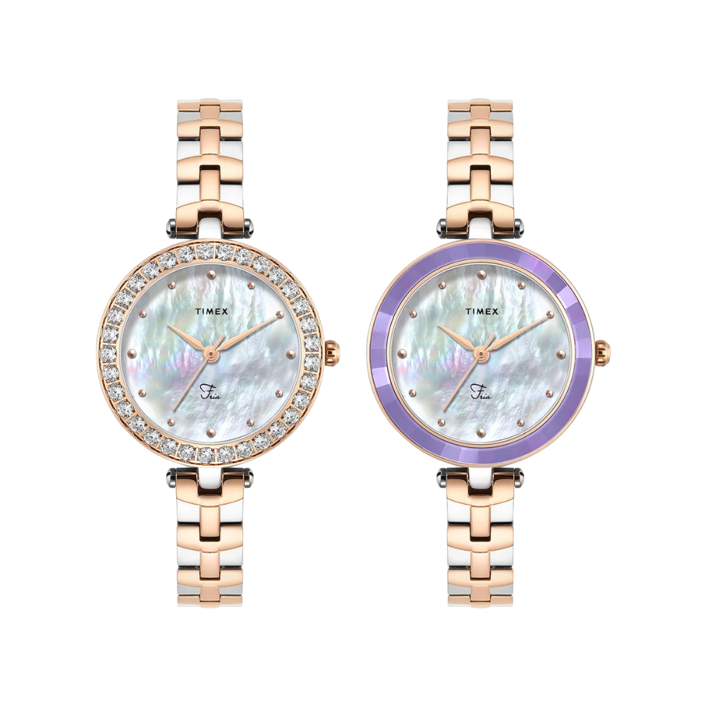 Timex Fria Mother Of Pearl Women's Watch TWEL29202