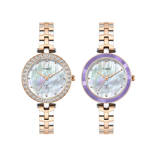 Timex Fria Mother Of Pearl Women's Watch TWEL29202