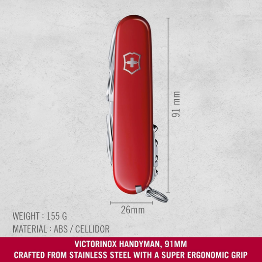 Victorinox Handyman Red Multi-Utility Tool 1.3773
