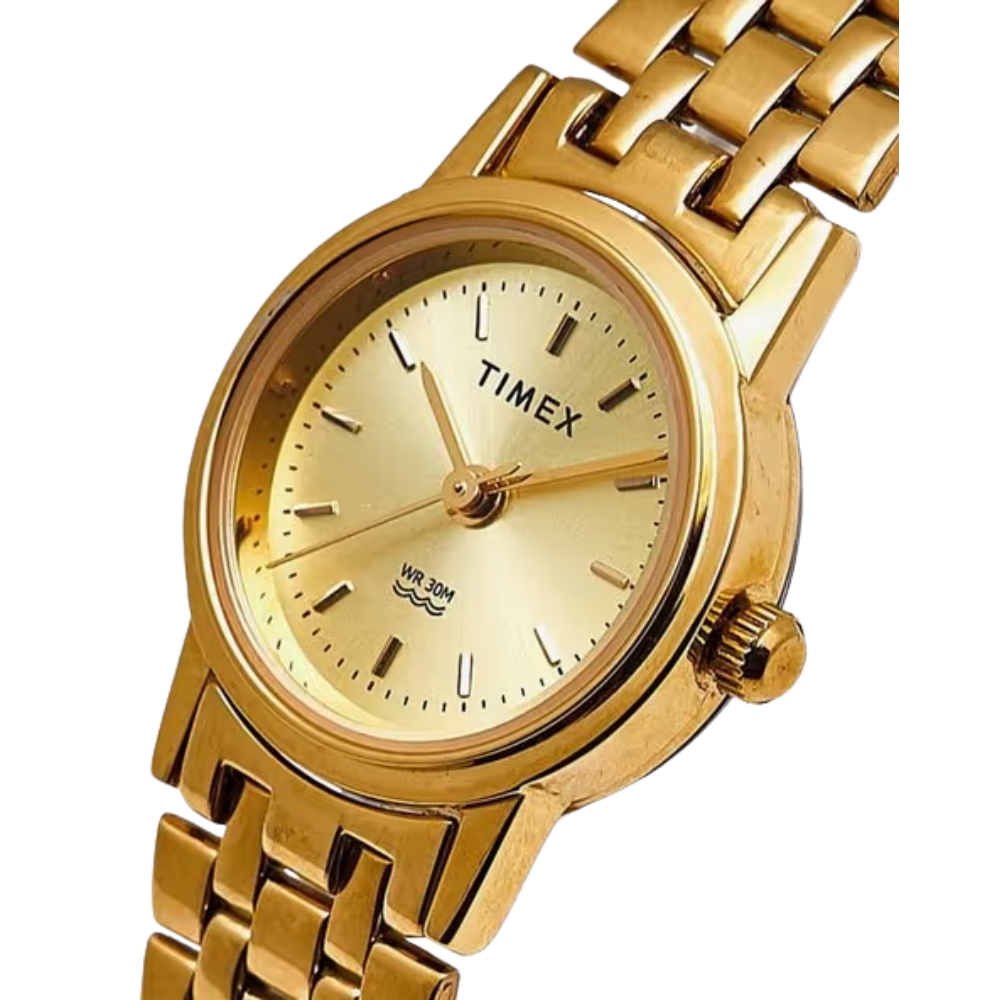 Timex Trendline Gold Dial Women's Analog Stainless Steel Watch B304