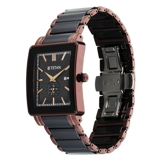 Titan Regalia Black Men's Watch 90013KD06
