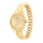 Calvin Klein Charming Champagne Dial Women's Analog Stainless Steel Watch 25200235