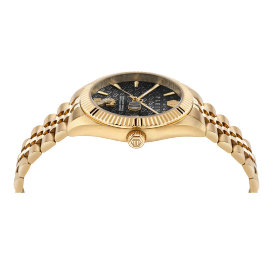 PHILIPP PLEIN Date Superlative Black Dial Men's Watch PWMFA1025