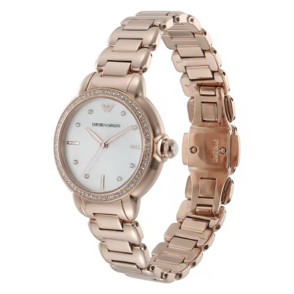 Emporio Armani White Dial Analog Women's Watch AR11523