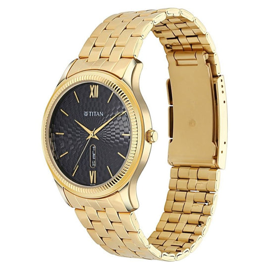Titan Black Men's Watch 1824YM01