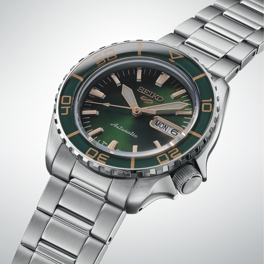 Seiko Sports Green Dial Men's Automatic Watch HDB005K1