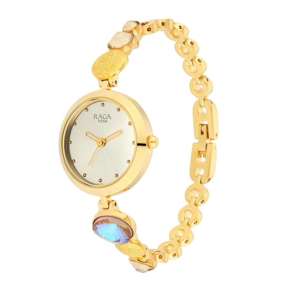 Titan Raga Moments of Joy Champagne Women's Watch 2606YM07