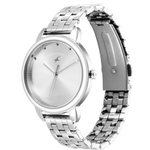 Fastrack Stunners Silver Watch for Girls 6282SM01