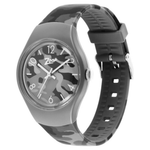 Zoop Camouflage Grey Dial Grey Strap Boys Kids Watch NR16020PP01