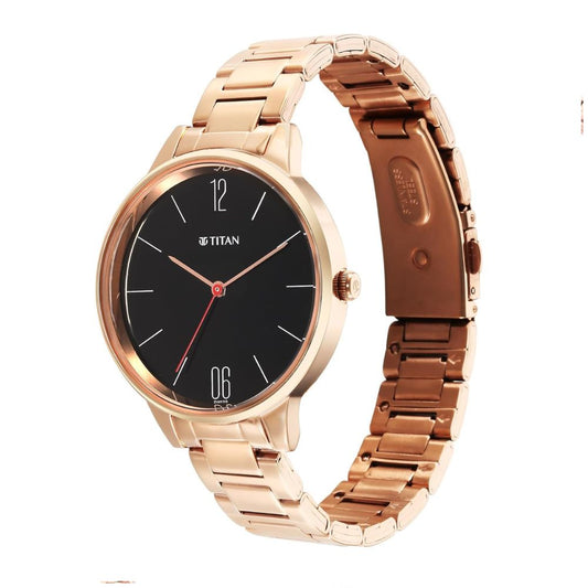 Titan Workwear Rose Gold Women's Watch 2648WM05
