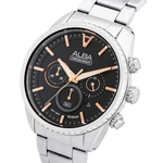 ALBA Jet Black Dial Men's Watch AT3H81X1
