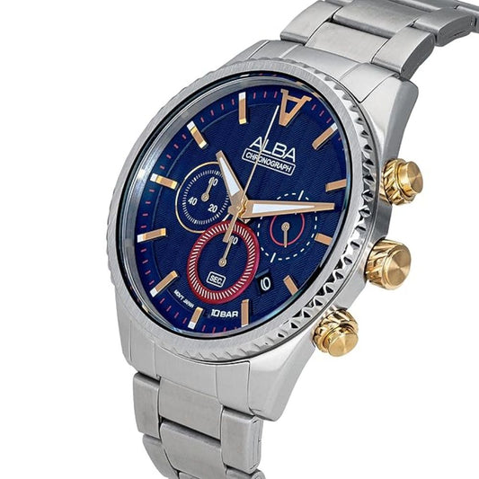 ALBA Signa Blue Dial Men's Watch AT3H97X1