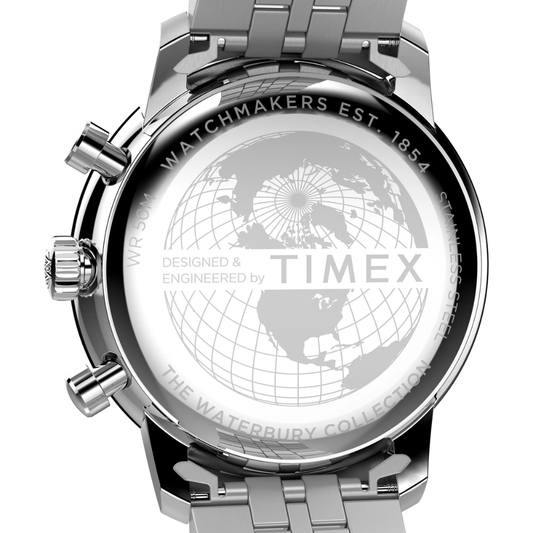 Timex Chronograph Silver Men Watch TW2Y23600