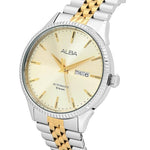 ALBA Stainless Steel Gold Dial Men's Watch AL4233X1