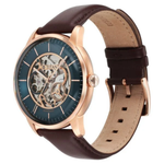 Titan Skeletal Automatic Blue Men's Watch 90110WL08