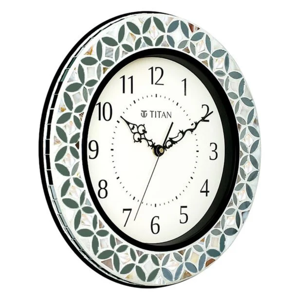 Titan Mosaic Moments White Dial Wall Clock W0110MA01