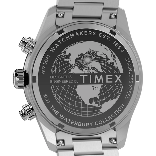 Timex Waterbury Heritage Chronograph Blue Dial Men's Watch TW2Y70500IK