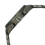 Titan Micromotors Green Independent Hour, Minute and 2nd Sub-Dial Olive Dial Stainless Steel Strap Mens Watch 90179QM01