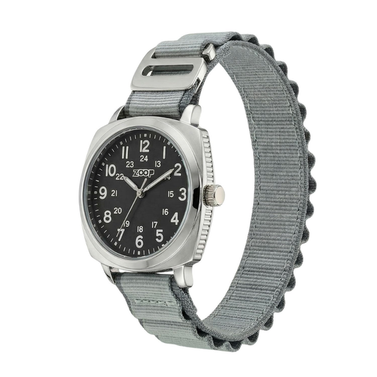 Zoop Metal Cool Grey Kids Unisex Watch 16064SP02