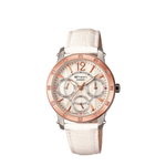 Casio White Leather Strap Women's Watch SHN-3012GL-7A | 10345026
