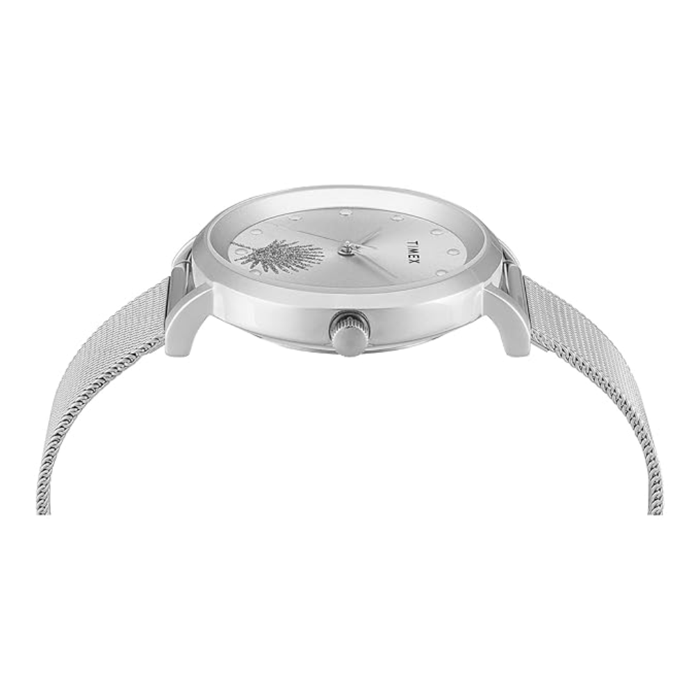 Timex Analog Silver Women Watch TWEL12920