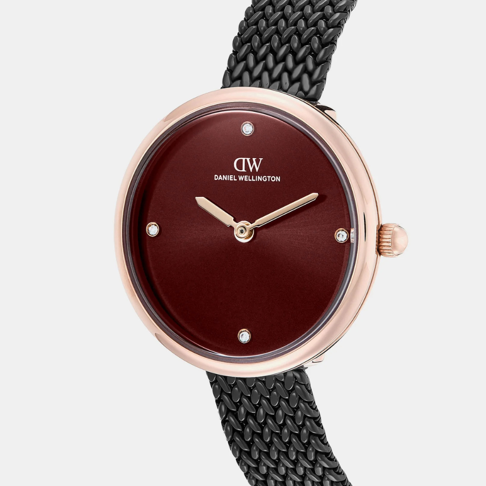 Daniel Wellington Burgundy Dial Women's Analog Watch DW0DL2702